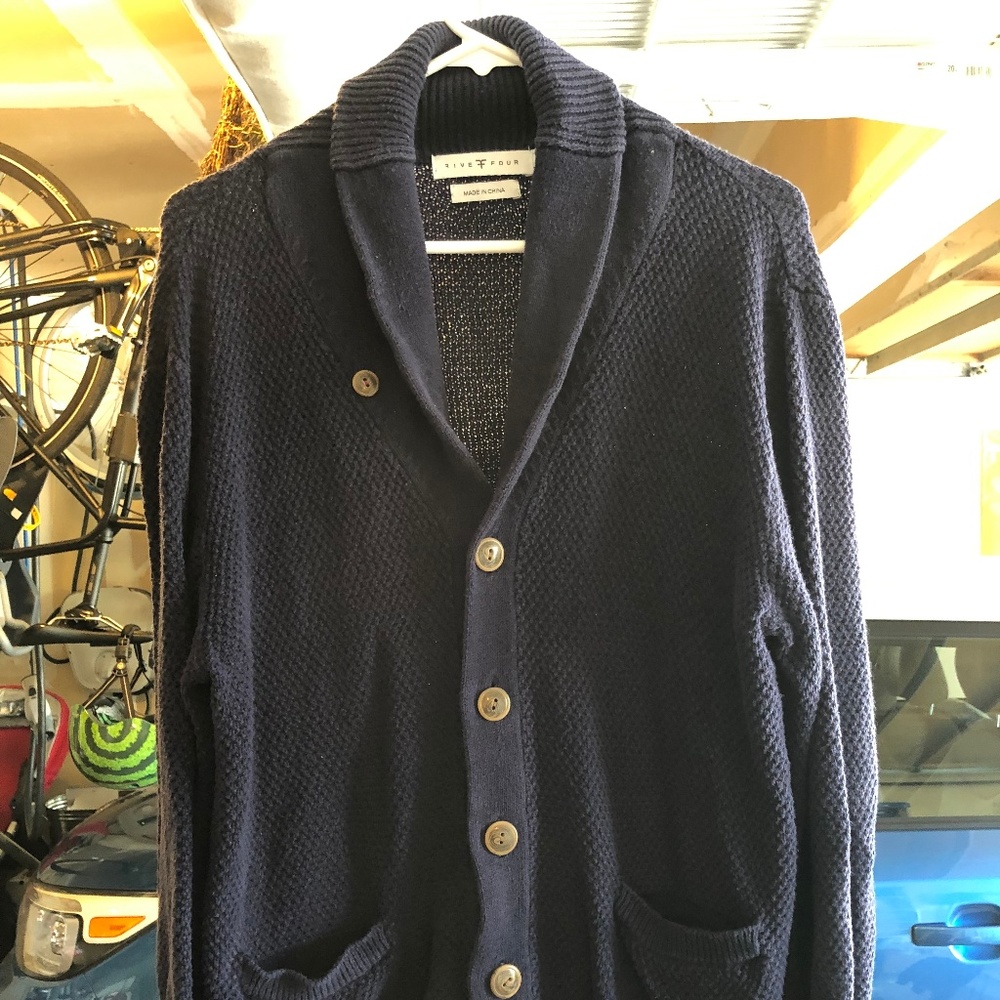 Five Four shawl collar cardigan sweater
